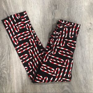 Buy 3 get 1 free LulaRoe Candy Cane Leggings